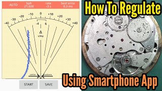 How To Regulate a Watch with Android Smartphone Timegraperher apps [upl. by Coe215]