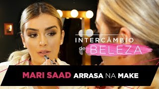 Intercâmbio de Beleza  Tutorial de maquiagem com Mariana Saad [upl. by Ssilem]