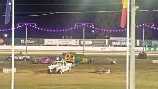 Ipswich Show Demolition Derby 180524 [upl. by Sekoorb]