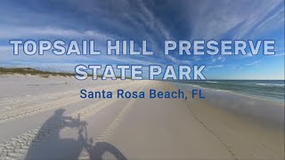 EBiking the Trails of Topsail Hill Preserve State Park [upl. by Yrok]