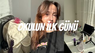 OKULUN İLK GÜNÜNE BENİMLE HAZIRLAN  vlog [upl. by Jac5]