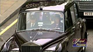 VIDEO Kate Middleton Proceeds to Westminster Abbey [upl. by Kulsrud]