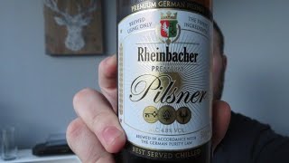 Aldi Rheinbacher Pilsner Review [upl. by Redyr]