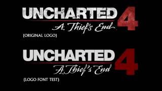 UNCHARTED 4  Fonts [upl. by Ruosnam]