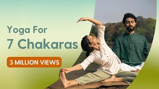 Asanas and Meditation to Balance the 7 Chakras  30 Mins  Beginner level [upl. by Ennaeel]