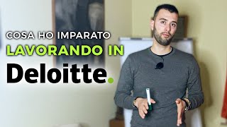 La mia esperienza in Deloitte [upl. by Bloxberg]