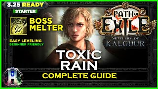 PoE 325 LEAGUE STARTER  TOXIC RAIN PATHFINDER  PATH OF EXILE SETTLERS OF KALGUUR  POE BUILDS [upl. by Alleuol]