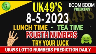 852024 UK 49s Lunch time Tea time fourth number combination Uk49 how to make pair UK49 lotto pair [upl. by Alleahcim588]