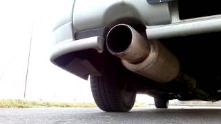 Subaru Forester SF5 stb sti Genome exhaust sound [upl. by Suirauqed]