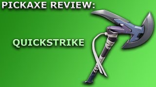 Quickstrike Pickaxe Review  Sound Showcase  Fortnite Battle Royale [upl. by Wester]