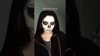 YOU’RE ALL I WANT 😩 tatelangdon ahs halloweenmakeuplook halloween2024 skullmakeup [upl. by Nedmac957]