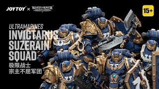 JOYTOY 118 Warhammer The Horus Heresy Ultramarines Invictarus Suzerain Squad [upl. by Taffy914]