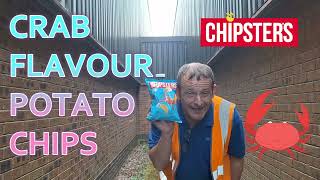 Chipsters Crab Flavour Potato Chips Review [upl. by Oibirot]