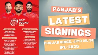 PK IPL 2025 Squad  Punjab kings  IPL Auction 2025 [upl. by Aicenod]