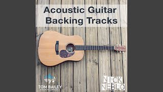 Acoustic Mellow Rock Guitar Backing Track In A Minor [upl. by Thalassa]