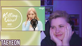 REACTION to TAEYEON  KILLING VOICE on DINGO MUSIC [upl. by Franciscka967]