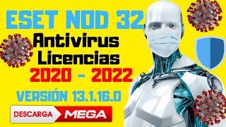 LICENCIA ESET NOD32 ANTIVIRUS ACTUALIZADO 2021 [upl. by Athalia269]