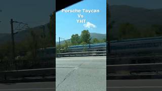 Porsche Taycan TurboS vs YHT [upl. by Allehcim]