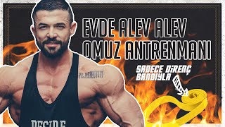 Evde Alev Alev Omuz Antrenmanı  Sadece Direnç Bandıyla [upl. by Arriaet85]