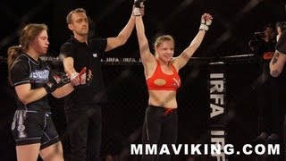 Lina Eklund Versus Sylwia Juskiewicz at IRFA 4  MMAVikingcom [upl. by Ardnuat]