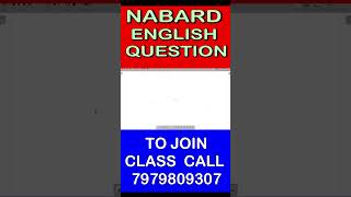 NABARD Office Attendant  PREVIOUS YEAR QUESTION 2020  English  Full discussion nabard [upl. by Ylsew]