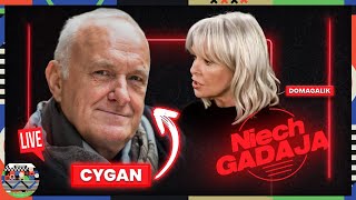 JACEK CYGAN U MAŁGORZATY DOMAGALIK 1500 PIOSENEK TEKSTY POETA IDOL MUZYKA NIECH GADAJĄ 72 [upl. by Anelem]