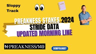 Preakness Stakes 2024 Stride Data [upl. by Riamo34]