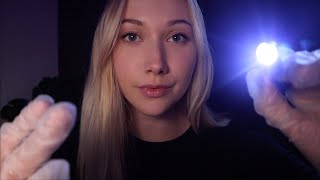 ASMR Dark Room EYE Exam  Bright Light Triggers amp UpClose Gentle Whispers [upl. by Prosper]