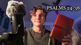 ASMR Bible Reading  Whispering Psalms 2638 [upl. by Drape122]