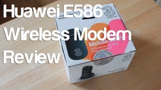 Three MiFi Huawei E586 HSPA Mobile Internet Review  Three UK [upl. by Estas926]