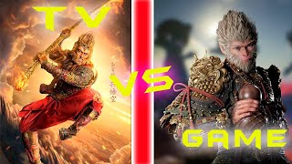 Black Myth Wukong Characters in Journey to west Tv series  COMPARE AND Guess the Wukong Characters [upl. by Siuqram73]