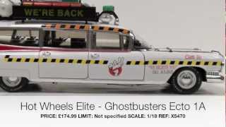 Hot Wheels Elite  Ghostbusters ECTO 1A [upl. by Nie910]