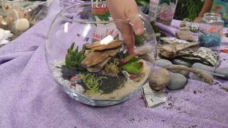 How to Create an quotUnder the Seaquot Themed Terrarium [upl. by Noitsuj]