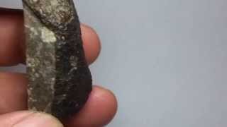 Meteorite NWA 6008 Chondrite L36 S2W1 endcut [upl. by Fronnia]