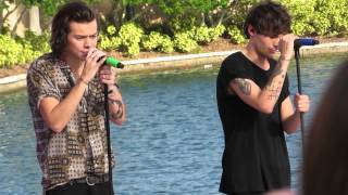 1D Orlando  Night Changes  Louis amp Harry Today Show [upl. by Noitna]