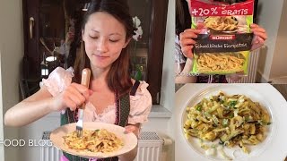 German cheese noodle Käsespätzle German recipe 2 德国芝士面条 [upl. by Brynn241]