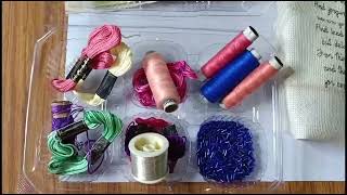 2024 English REPURPOSE Muffin container into a Needle work container [upl. by Nylave]