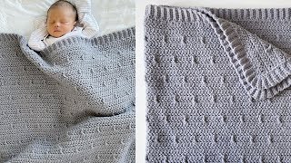 Crochet Raindrops Baby Blanket [upl. by Uol108]