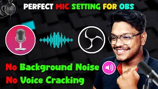 How To Get a Professional Sound In OBS  OBS Mic Settings In HINDI [upl. by Kenny]