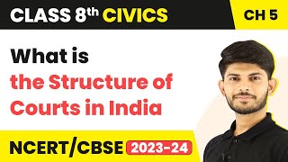 What is the Structure of Courts in India  Judiciary  Class 8 Civics Chapter 5 [upl. by Eslek]