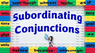 Subordinating Conjunctions  English Grammar  Teacher Beth Class TV [upl. by Geerts654]