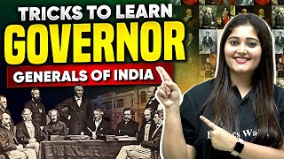 Indian History  Governor  Governor Generals  Viceroys of India Trick  The 5 Minute Show [upl. by Leirvag]