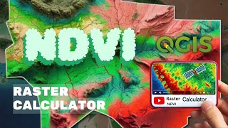 Generate NDVI in QGIS  Vegetation Index with Raster Calculator in QGIS [upl. by Eldreeda]