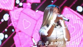 131113 에이핑크APINK 힐링콘서트 4시 NONONO 윤보미 직캠 [upl. by Nikaniki]