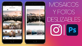 Como fazer um mosaico para foto no feed do Instagram  Photoshop tutorial [upl. by Harbed]