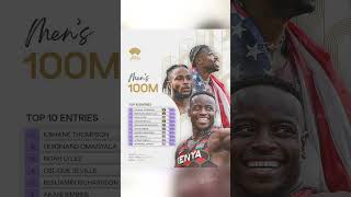 Mens 100M Finals in Paris 2024 Olympics [upl. by Adnamaa]