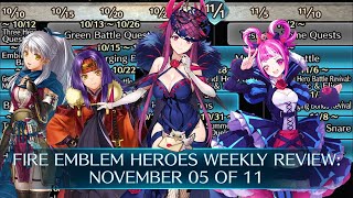 Fire Emblem Heroes Weekly Review November 05TH of 11TH 2024 FEH [upl. by Mccreery508]