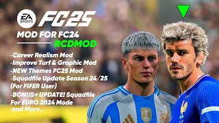 FC 25 MOD 556 TRANSFER DONE SQUADFILE UPDATE SEASON 2425 FOR FC 24 for FIFERs Realism TU17 [upl. by Opportina]