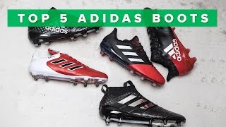 Top 5 BEST adidas boots 2017  wPurecontrol Purechaos Copa 171 and X16 [upl. by Marjana]