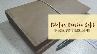 Filofax Unboxing Whats Inside and Setup [upl. by Enneicul803]